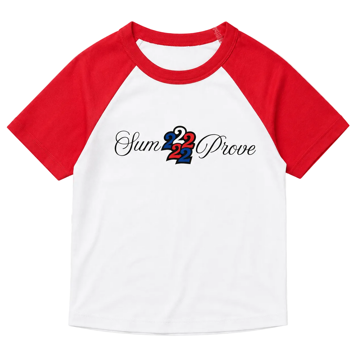 Sum2Prove Cropped Red Women’s Baby Tee.